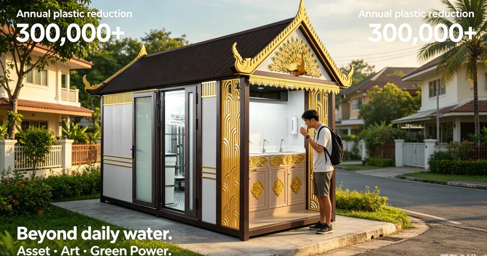 Cultural Creative Water Station – Cost Cut & Visitor Magnet?