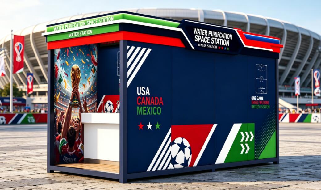 World Cup Themed Water Station – Redefine Stadium Hydration?